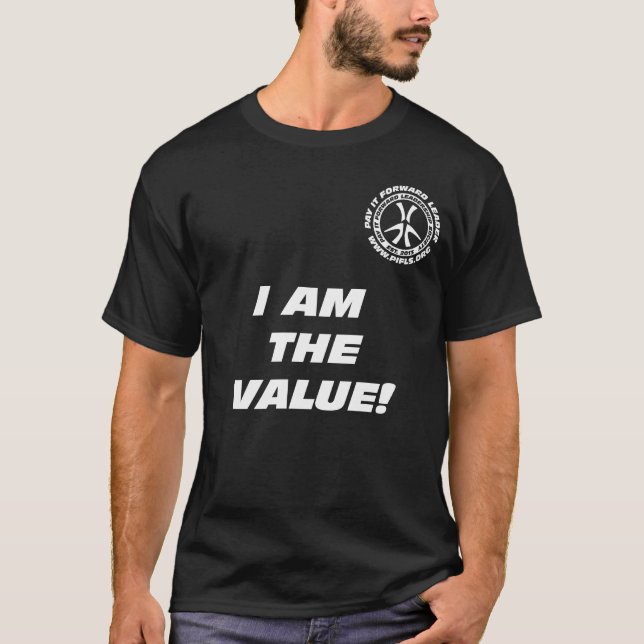 Mig förmiddag värdera! Blk-T-tröja Tee (Framsida)