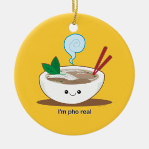 Mig förmiddag verkliga Pho Julgransprydnad Keramik