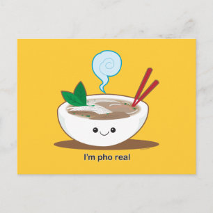 Mig förmiddag verkliga Pho Vykort
