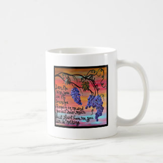 Mig förmiddag vinen John 15 5 Kaffemugg
