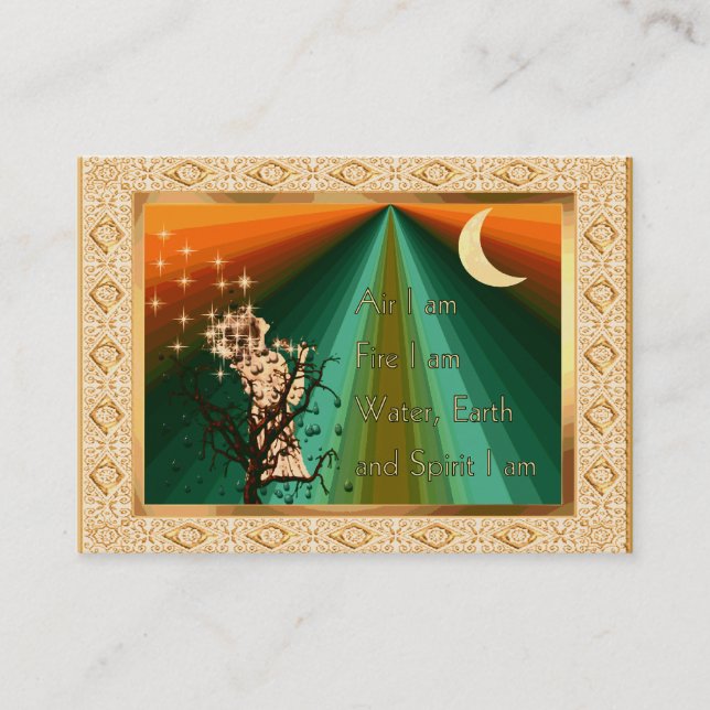 Mig förmiddag visitkort (Framsida)