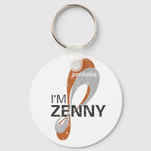 Mig förmiddag Zenny Keychain Nyckelring