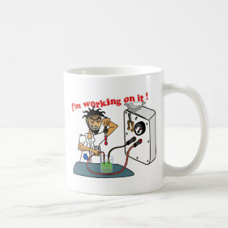Mig förmiddagarbete på det kaffemugg