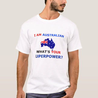 Mig förmiddagaustralier vad är din superpower? t shirt
