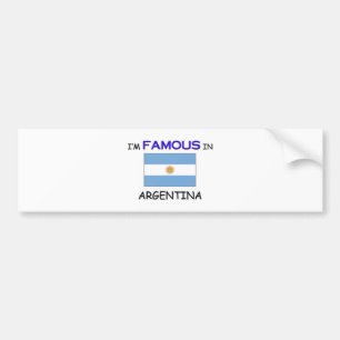 Mig förmiddagberömd i ARGENTINA Bildekal