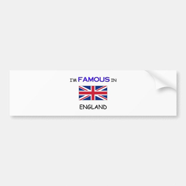 Mig förmiddagberömd i ENGLAND Bildekal (Framsidan)