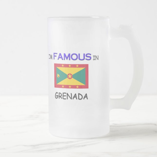 Mig förmiddagberömd i GRENADA Frostat Ölglas (Höger)