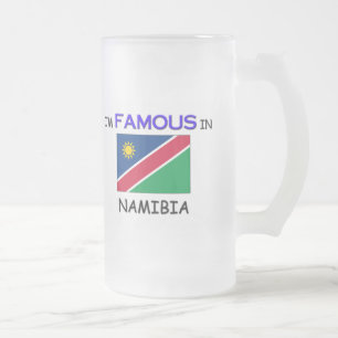 Mig förmiddagberömd i NAMIBIA Frostat Ölglas