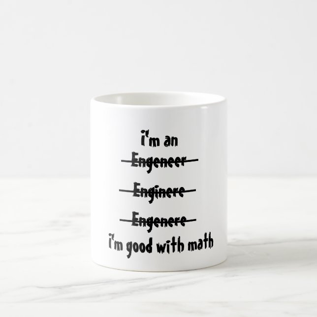 Mig förmiddagbra med math kaffemugg (Center)
