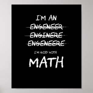 Mig förmiddagbra med roligt ingenjöryrke för Math Poster