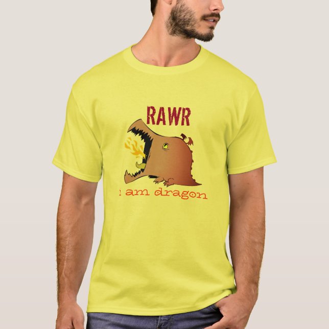 mig förmiddagdrake t-shirt (Framsida)