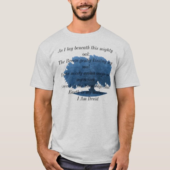 Mig förmiddagDruiddikt T-shirt (Framsida)