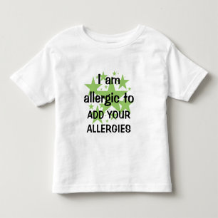 Mig förmiddagen som är allergisk till - skrädda t-shirt