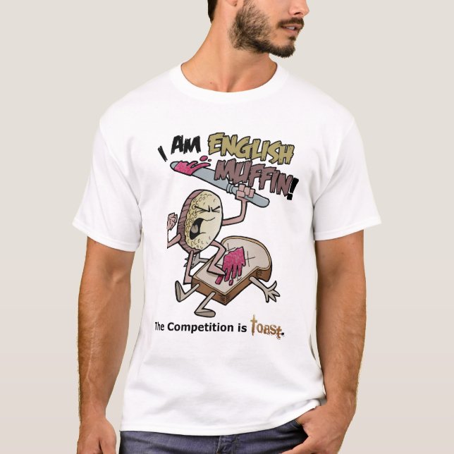 Mig förmiddagengelskamuffin! t shirt (Framsida)