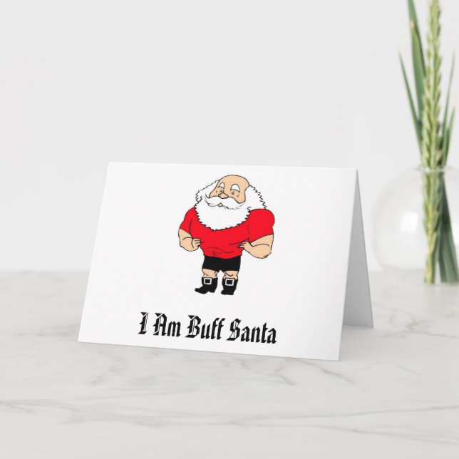 Mig förmiddagfantast Santa Helgkort (Framsida)