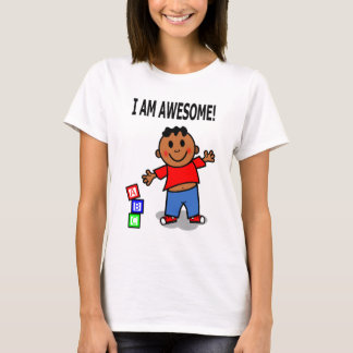 MIG FÖRMIDDAGFANTASTISK! Gullig tecknadpojke T-shirt