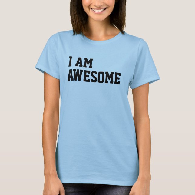 Mig förmiddagfantastisk t-shirt (Framsida)
