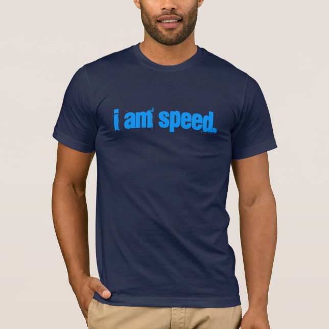 Mig förmiddaghastighet tee shirt (Framsida)