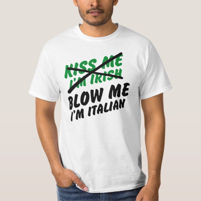 Mig förmiddagitalienare tee shirt (Framsida)