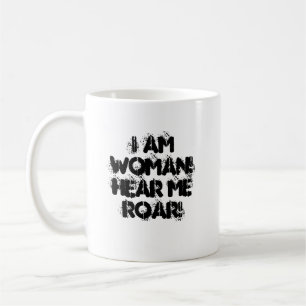 Mig förmiddagKVINNA! Hör mig VRÅLA! Kaffemugg