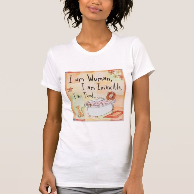 Mig förmiddagkvinna… t-shirt (Framsida)