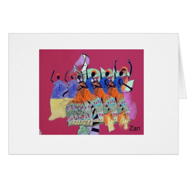 Mig förmiddagliv hälsningskort (Framsidan Horizontal)