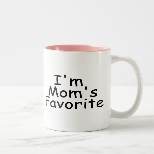 Mig förmiddagmamma favorit Två-Tonad mugg (Höger)