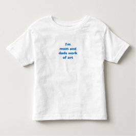 Mig förmiddagmamma och papporkonstverk tee shirt