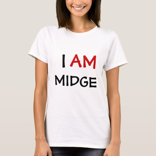 MIG FÖRMIDDAGMIDGE T-SHIRT (Framsida)