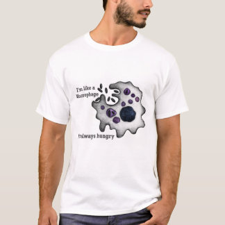 Mig förmiddagnågot liknande en macrophage tee shirt