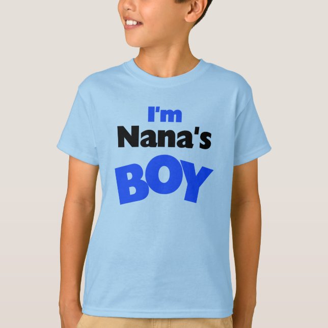 Mig förmiddagNanas pojke Tee Shirt (Framsida)