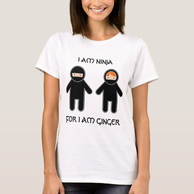 Mig förmiddagninja. För I-förmiddagginger. Tee (Framsida)