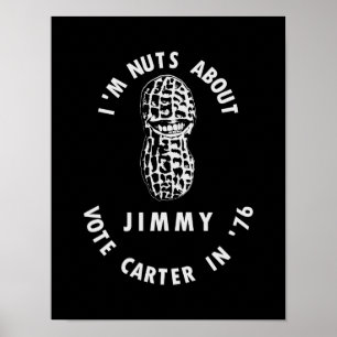 Mig förmiddagnöt om det Jimmy Carter valet 1976 Poster