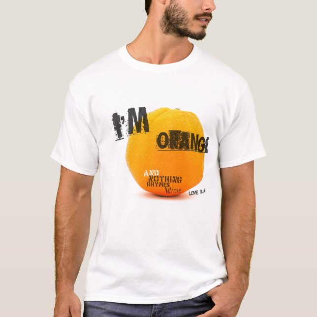 Mig förmiddagorange t-shirt (Framsida)