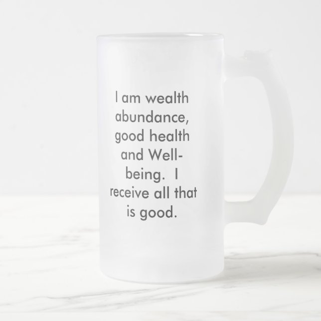 Mig förmiddagrikedomöverflöd, bra vård- och frostat ölglas (Höger)