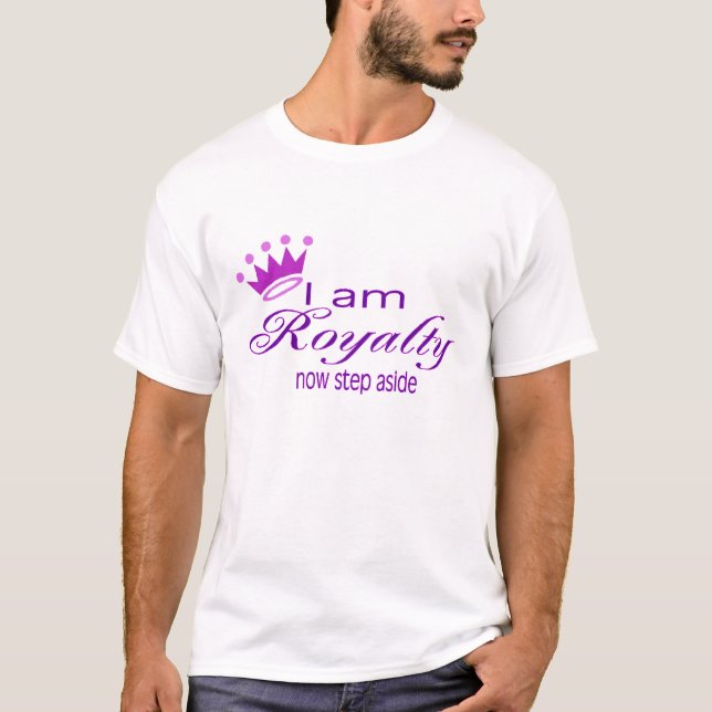 Mig förmiddagroyalty tee shirt (Framsida)