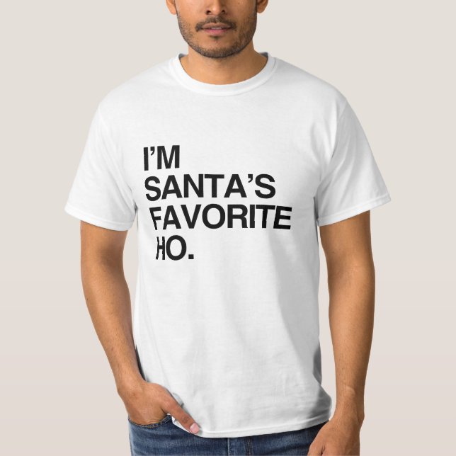 Mig förmiddagSANTAS FAVORIT HO - .png Tee (Framsida)