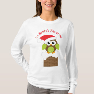 Mig förmiddagSantas favorit- uggla T-shirt