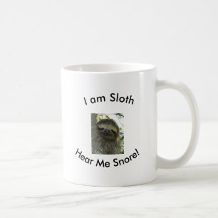 Mig förmiddagsloth! kaffemugg