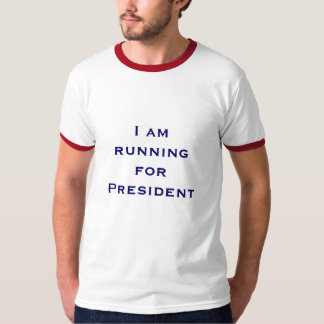 Mig förmiddagspring för president t-shirt