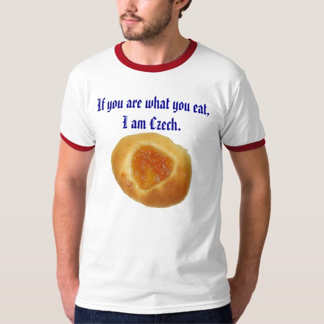 "Mig förmiddagtjeck" skjorta T-shirt (Framsida)