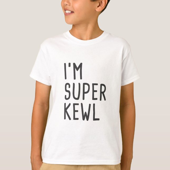 Mig förmiddagtoppenkewl tee shirt (Framsida)