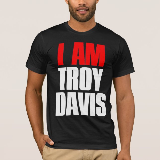 MIG FÖRMIDDAGTROY DAVIS T-TRÖJA TRÖJA (Framsida)