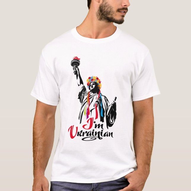 Mig förmiddagukrainare t-shirt (Framsida)