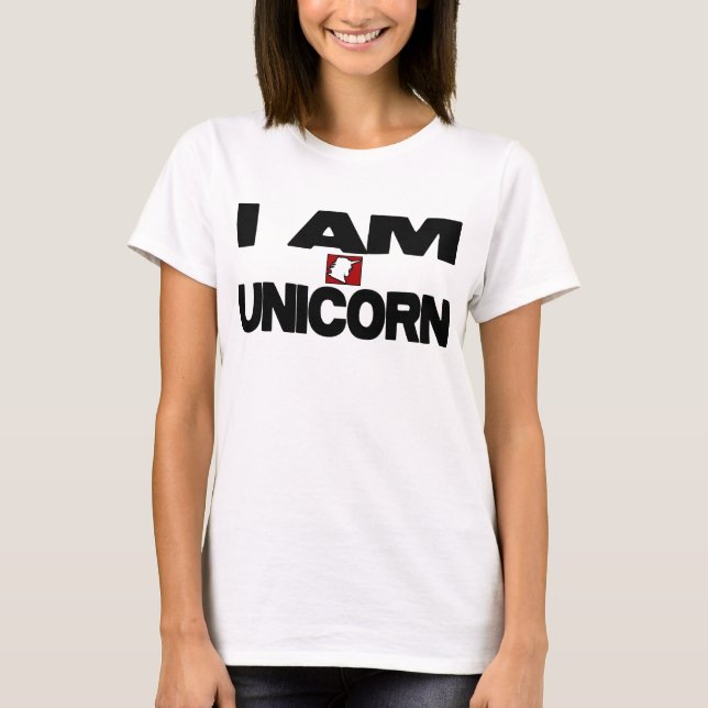 Mig förmiddagUnicorn Tee Shirt (Framsida)