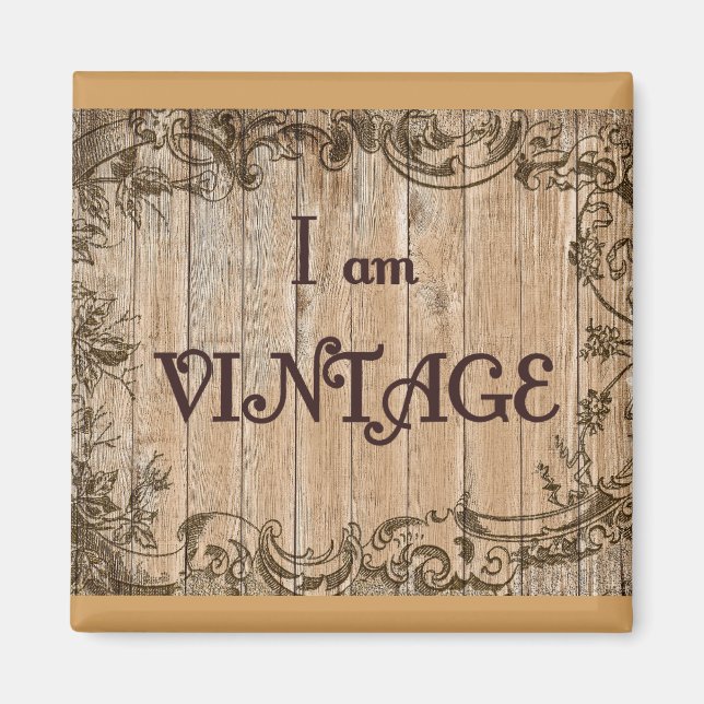 Mig förmiddagvintage magnet (Framsidan)