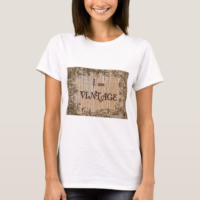 Mig förmiddagvintage tee (Framsida)