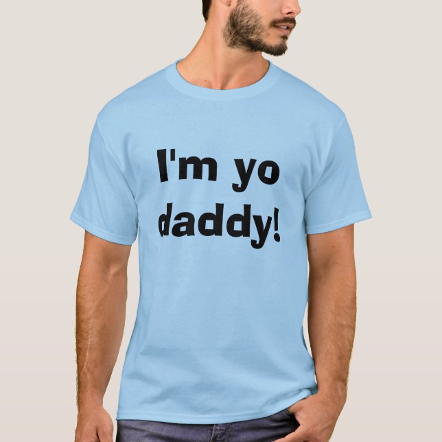Mig förmiddagyopappa! tee (Framsida)