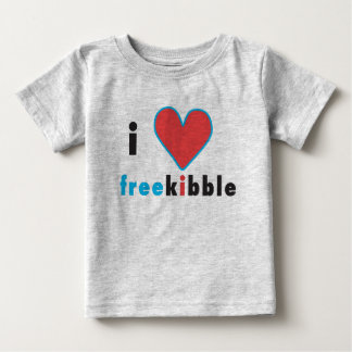 "mig freekibble" utslagsplats för hjärta t-shirt