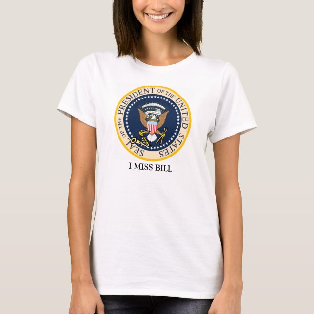 Mig Fröcken Bill Clinton skjorta Tee Shirt (Framsida)